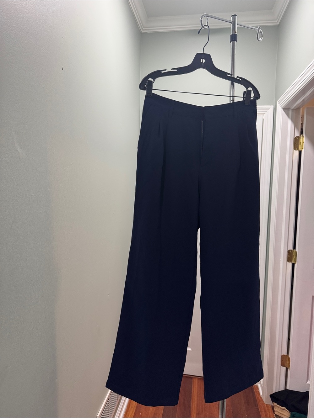 GAP Black Wide-Leg Women's Trousers